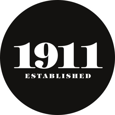 1911 Established logo in black circle.