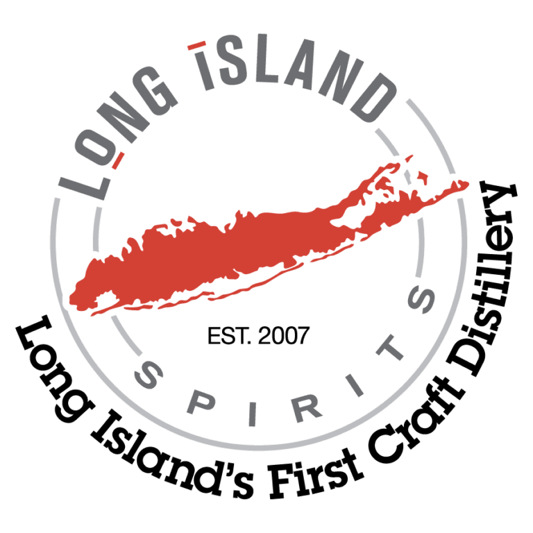 Long Island Spirits logo with island silhouette.