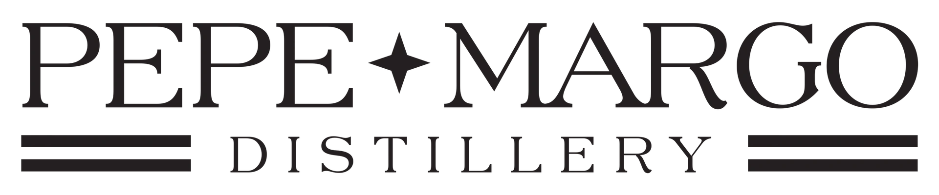 Pepe Margo Distillery logo with star.